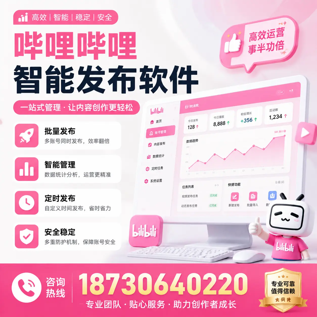 如何评估哔哩哔哩智能发布软件的ROI？抚顺 企业必读